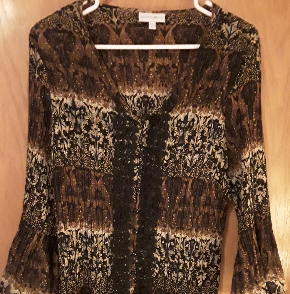 Fashion Bug Womens Top 1X - Picture 1 of 5